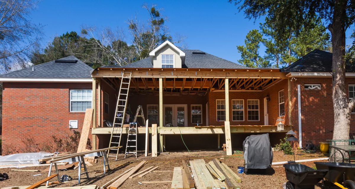 Ongoing home construction