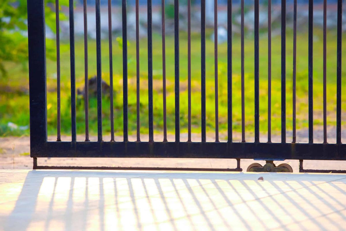 New renovated gate for Gretna