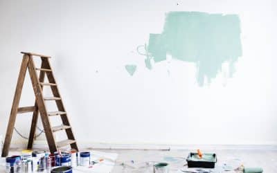 Interior painting timeline for each room