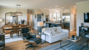 Defined space home layout